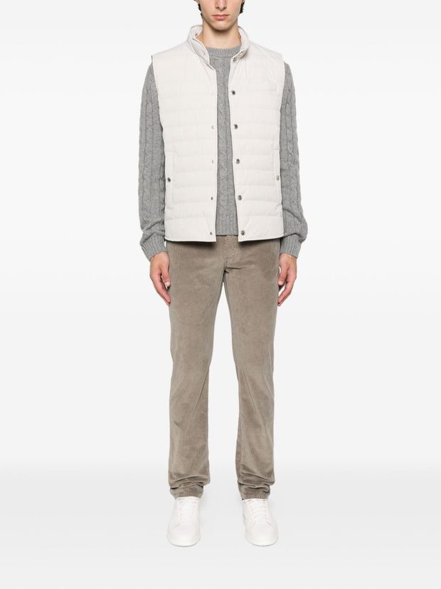Jacob Cohen Slim Fit Corduroy Jeans - Grey
