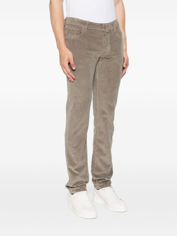 Jacob Cohen Slim Fit Corduroy Jeans - Grey
