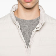 Brunello Cucinelli Nylon Down Vest - White