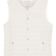 Brunello Cucinelli Nylon Down Vest - White