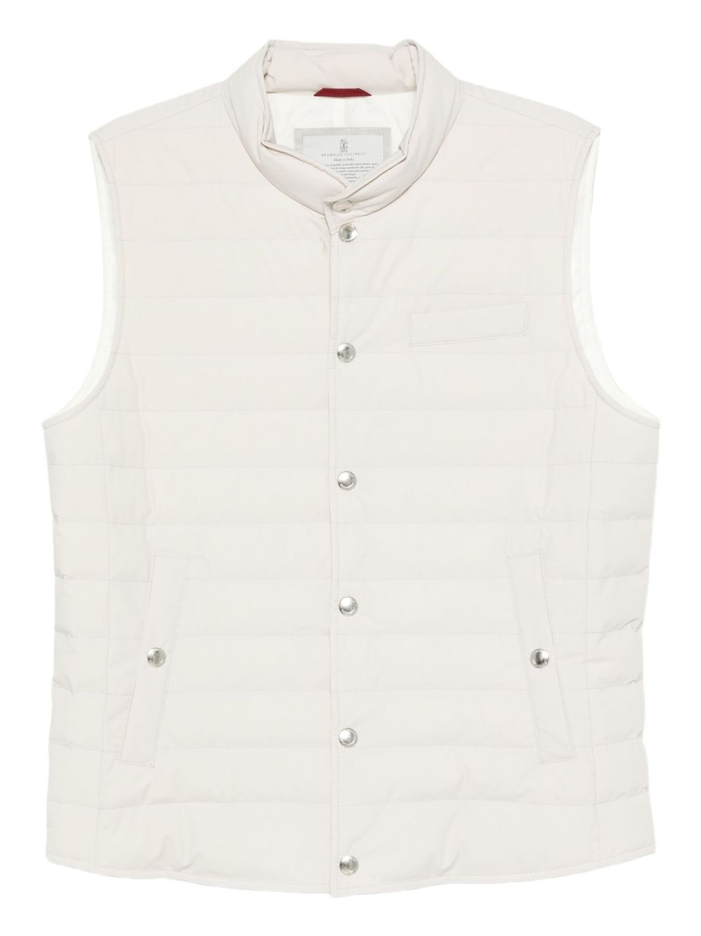 Brunello Cucinelli Nylon Down Vest - White