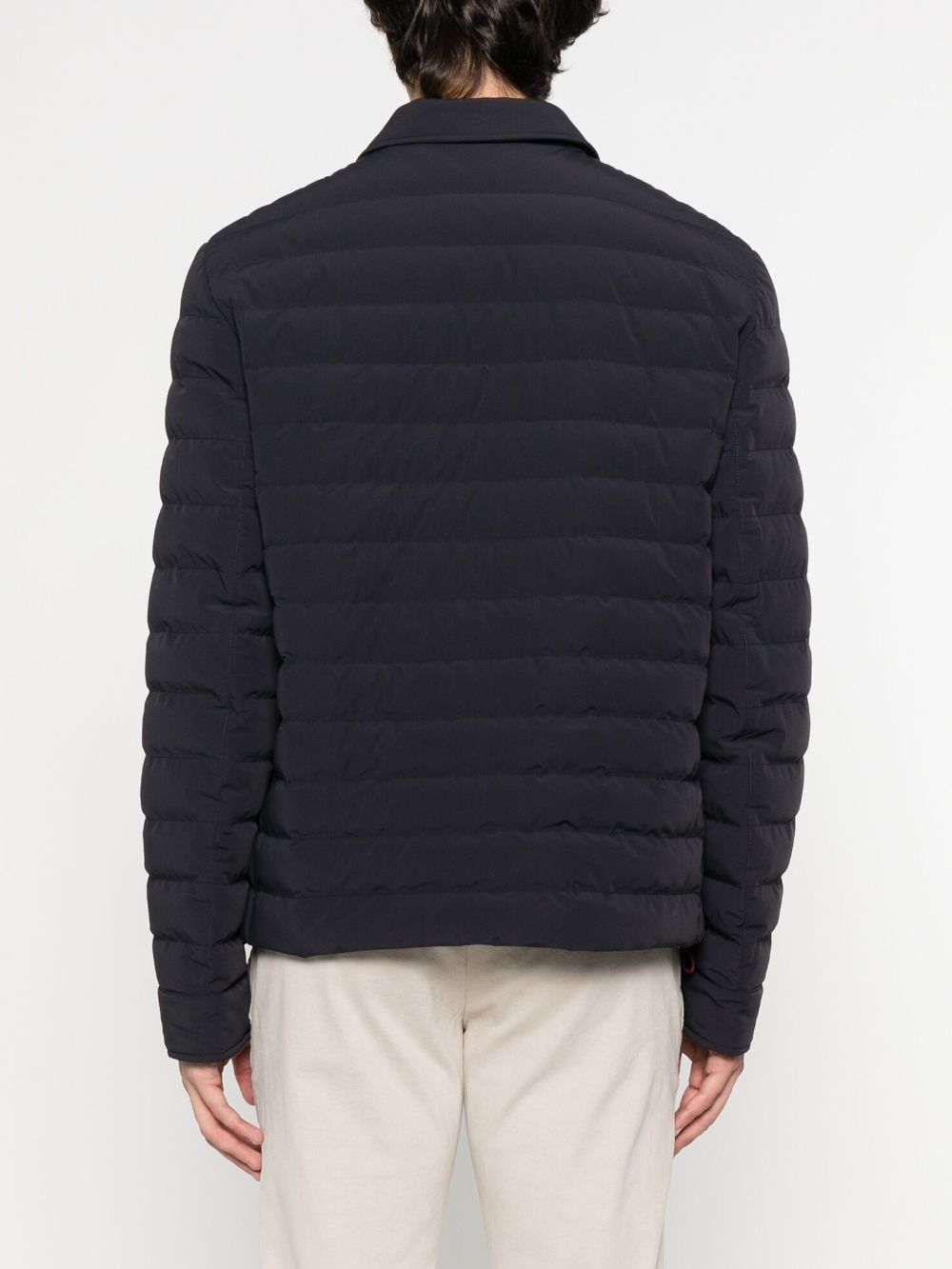 Brunello Cucinelli Nylon Short Down Jacket - Blue