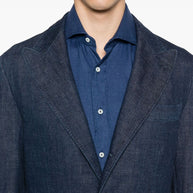Brunello Cucinelli Denim Single-breasted Jacket - Blue