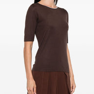 Brunello Cucinelli Cashmere And Silk Sweater - Brown