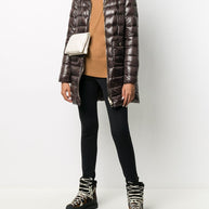 Herno Maria Midi Down Jacket - Brown
