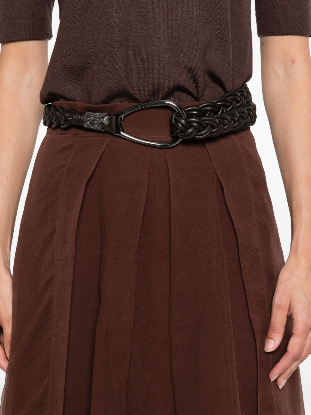 Brunello Cucinelli Silk Maxi Skirt
