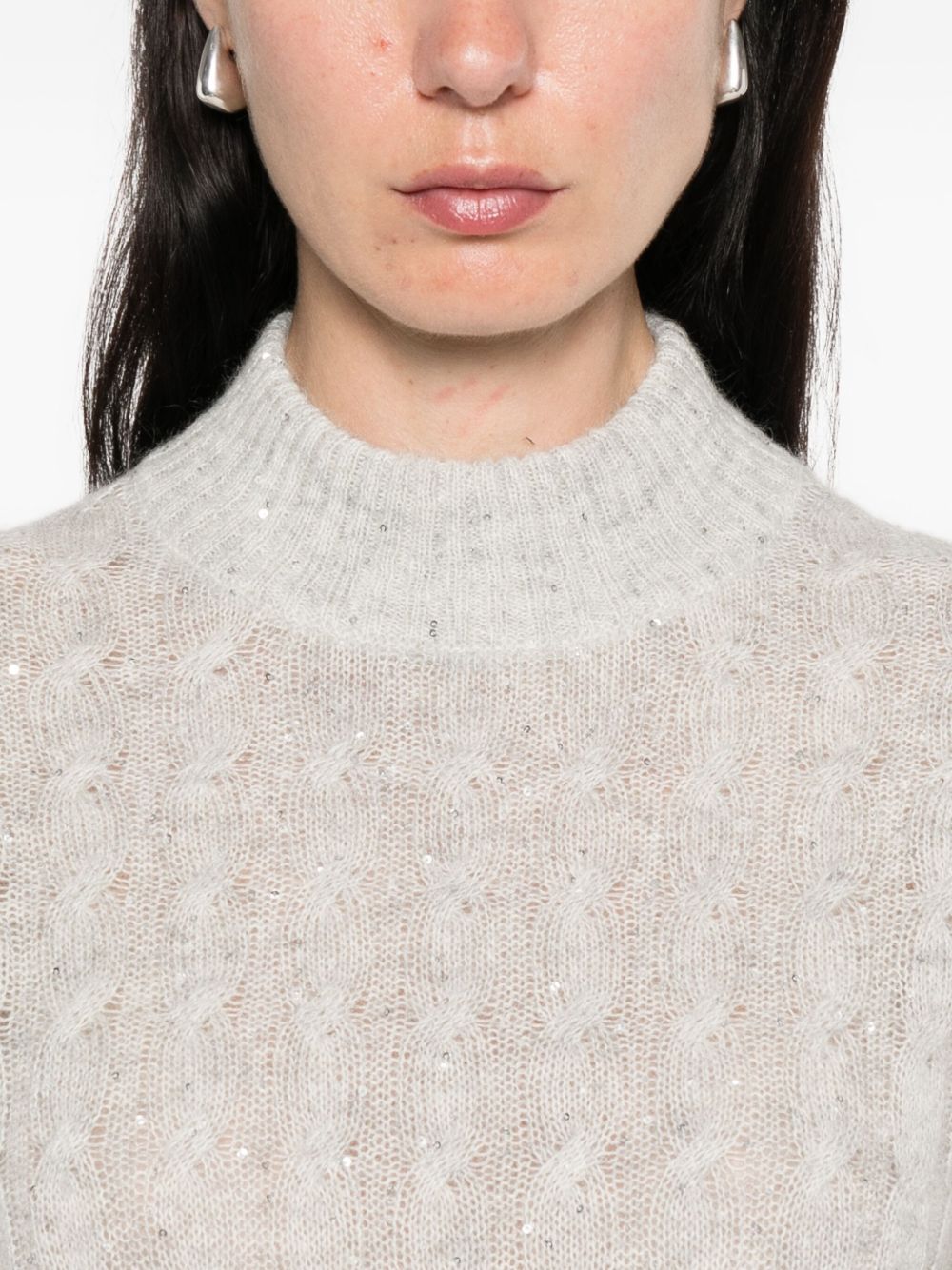 Brunello Cucinelli Wool Sweater - Grey