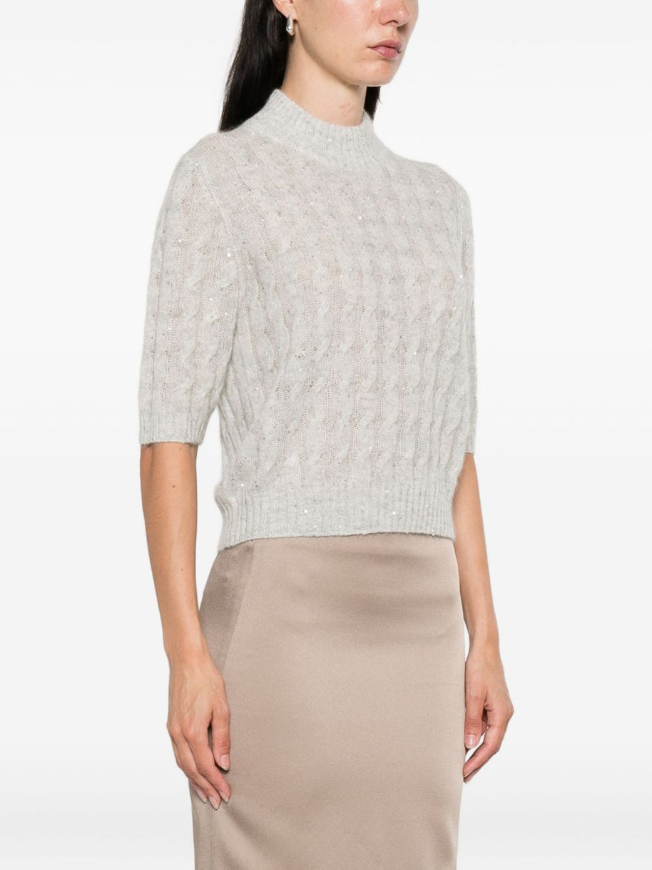 Brunello Cucinelli Wool Sweater - Grey