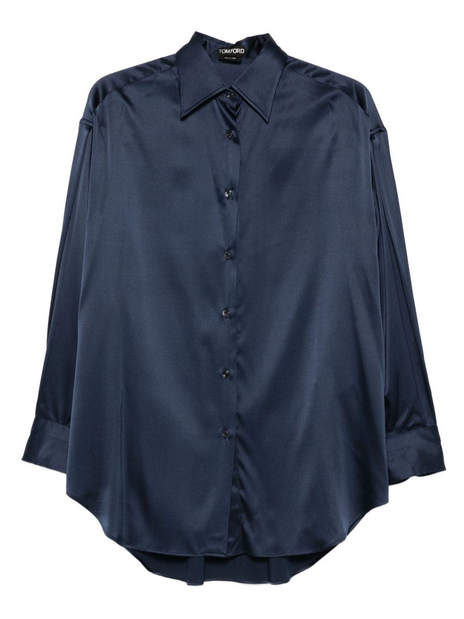 Tom Ford Silk Shirt - Blue