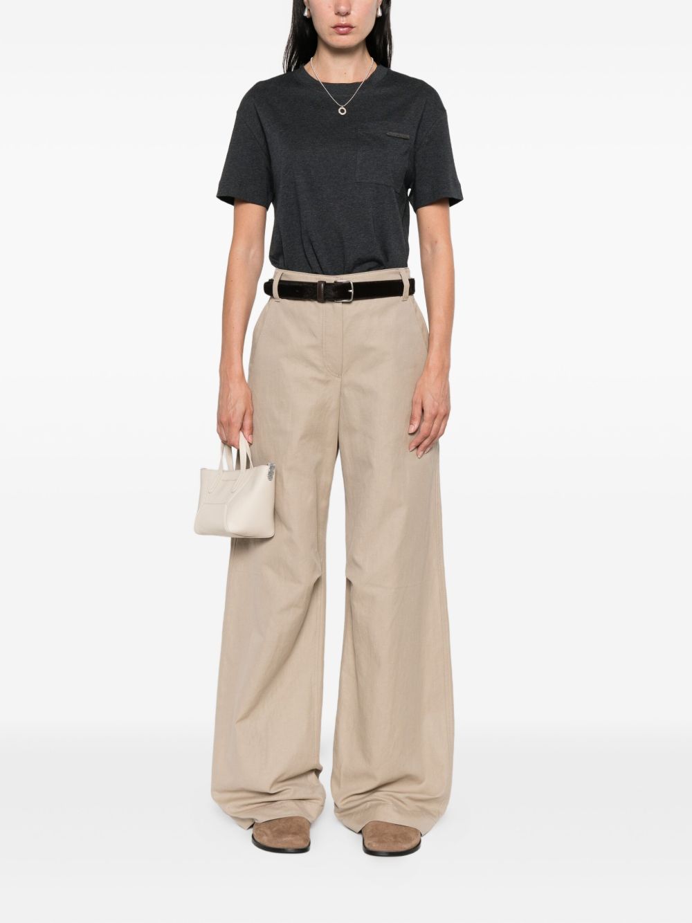 Brunello Cucinelli Cotton T-shirt - Grey