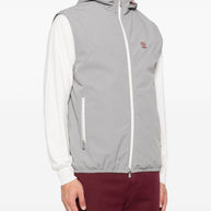 Brunello Cucinelli Nylon Down Vest - Grey