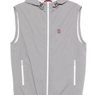 Brunello Cucinelli Nylon Down Vest - Grey