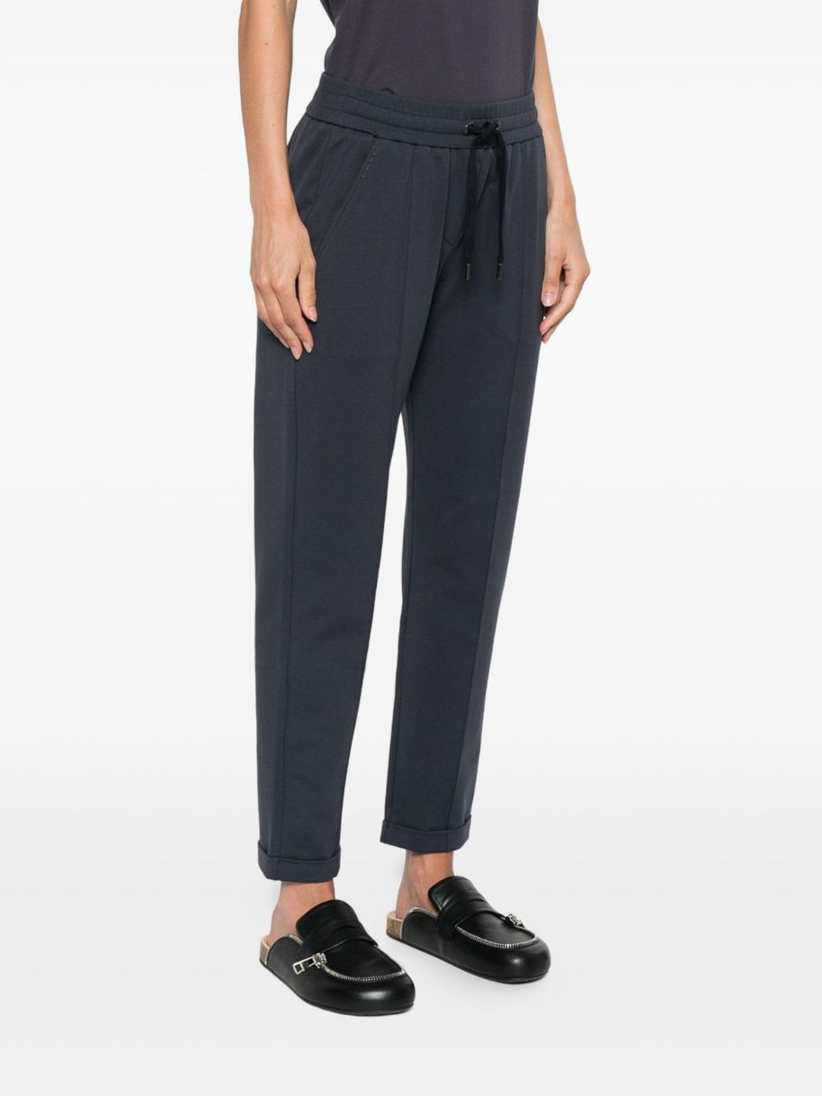 Brunello Cucinelli Cotton Sweatpants - Blue