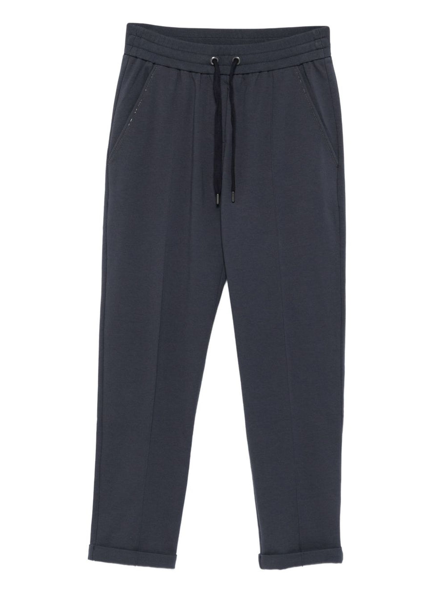 Brunello Cucinelli Cotton Sweatpants - Blue