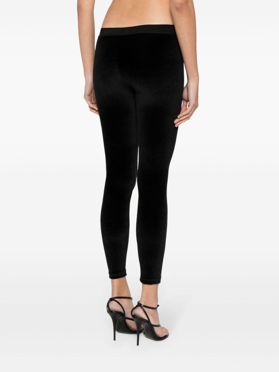 Tom Ford Velvet Leggings - Black