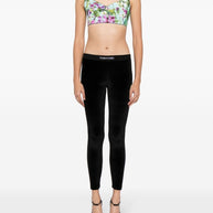Tom Ford Velvet Leggings - Black