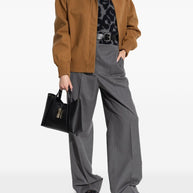 Stella McCartney Wool Leopard Print Sweater - Black