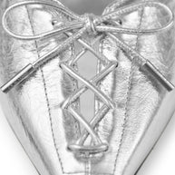 Jimmy Choo Scarlett 50 Leather Mules - Silver