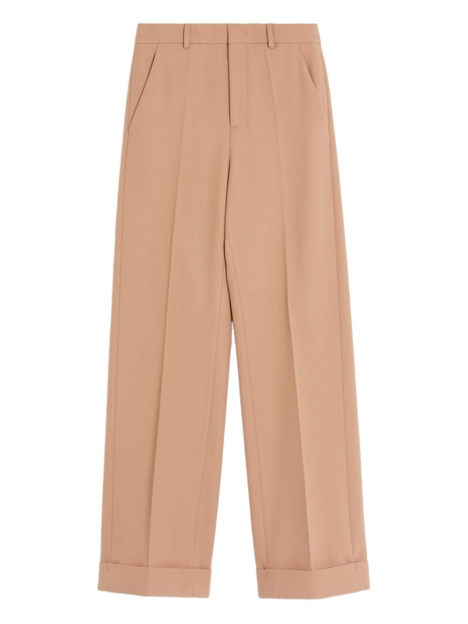 Valentino Wool Trousers - Camel