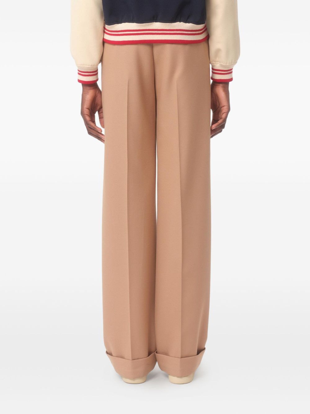 Valentino Wool Trousers - Camel