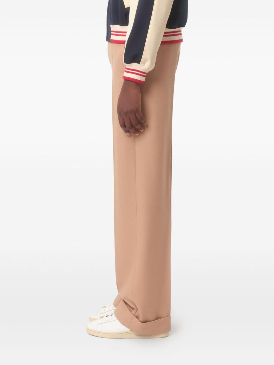 Valentino Wool Trousers - Camel