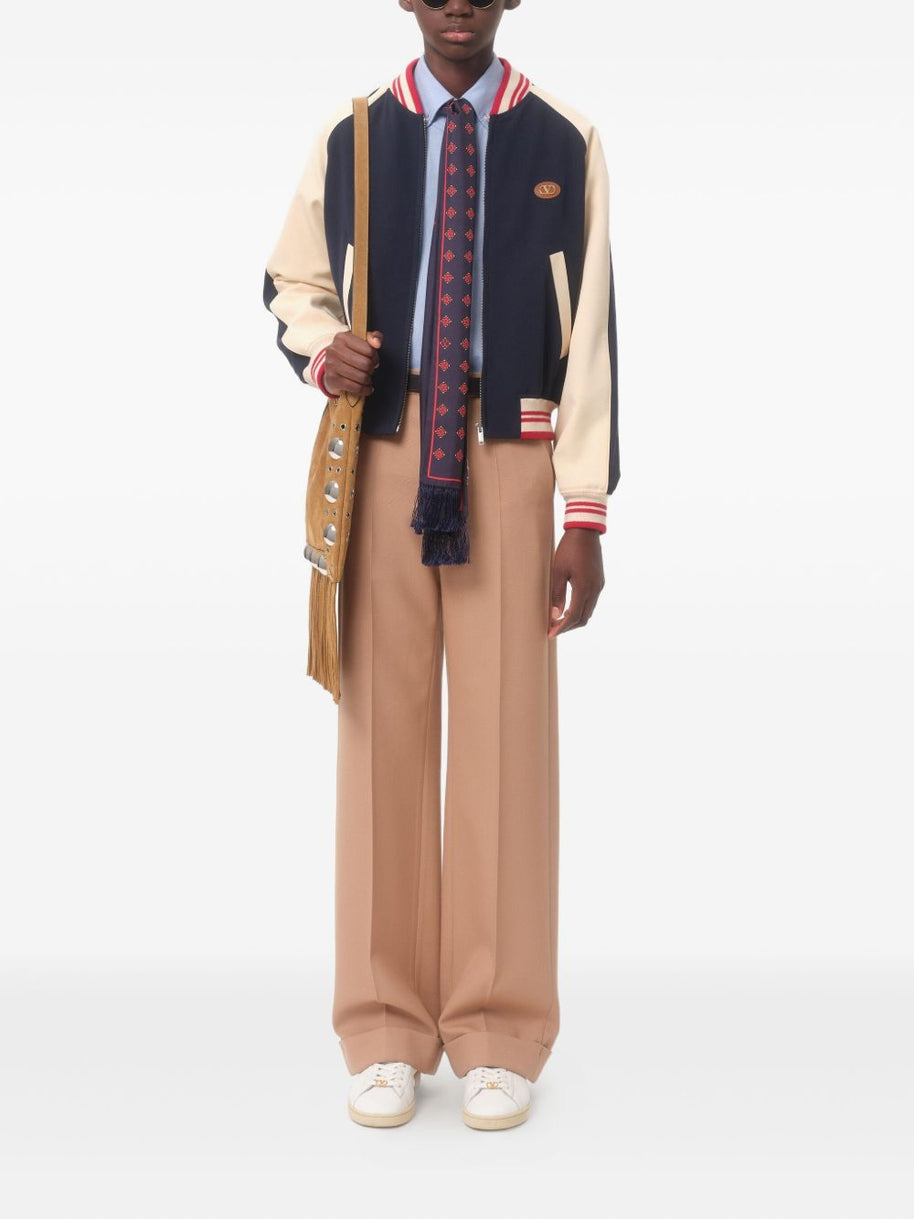 Valentino Wool Trousers - Camel