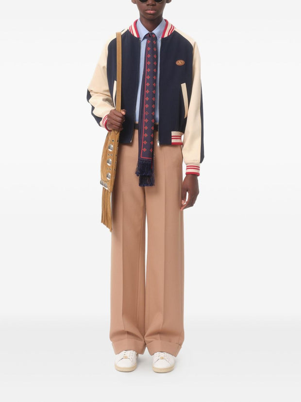Valentino Wool Trousers - Camel