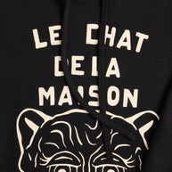 Valentino Le Chat De La Maison Cotton Hoodie - Black