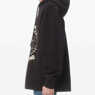 Valentino Le Chat De La Maison Cotton Hoodie - Black