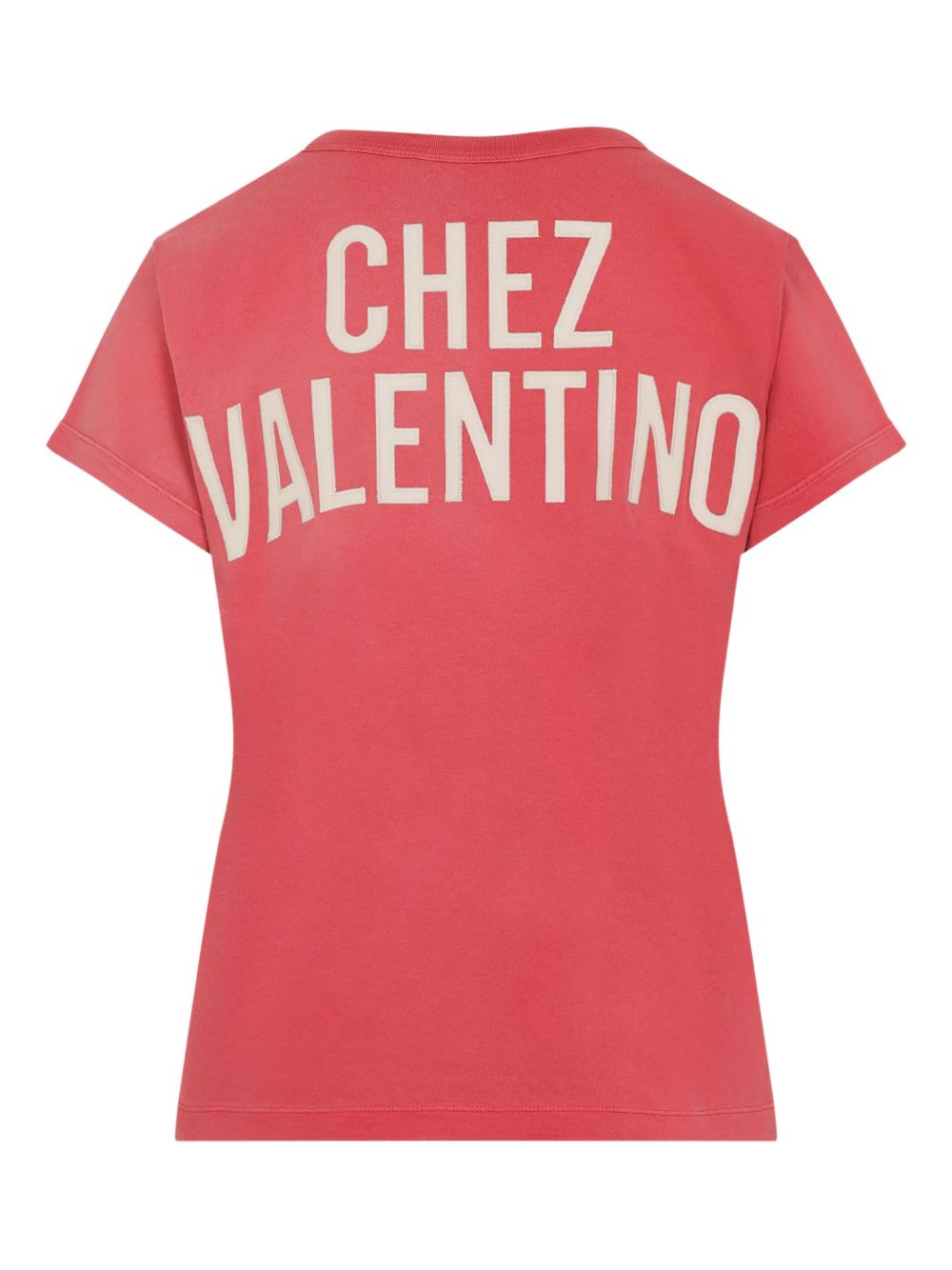 Valentino Printed Cotton T-shirt - Red