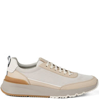 Brunello Cucinelli Washed Suede And Semi-polished Calfskin Runners