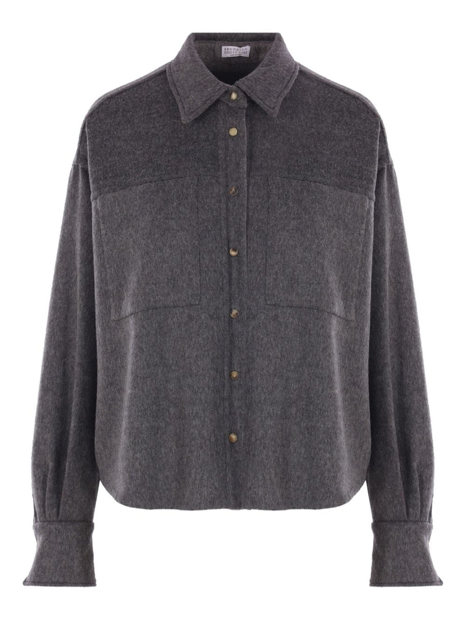 Brunello Cucinelli Double-pocket Denim Shirt