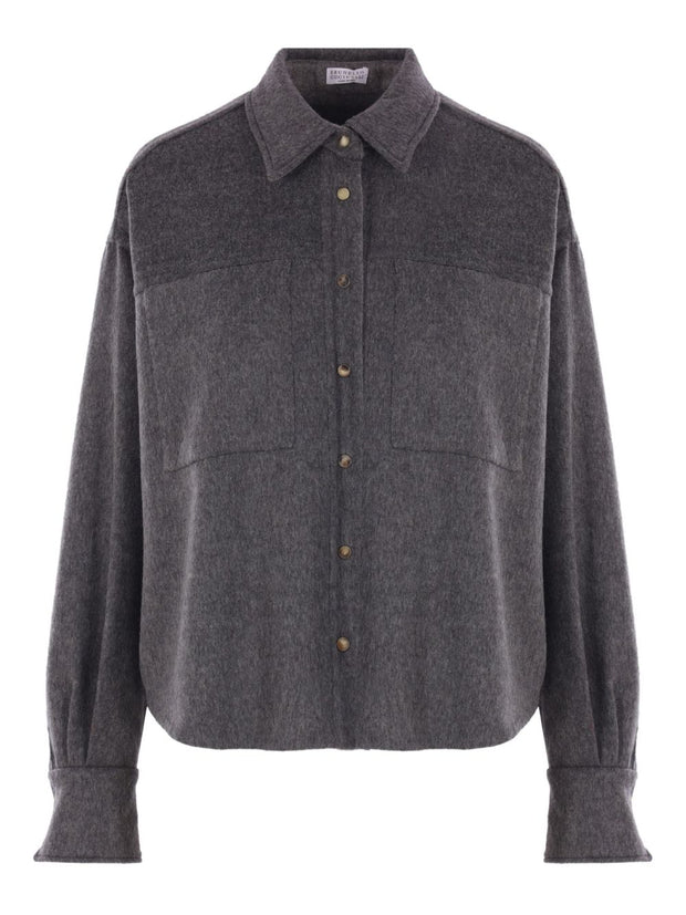 Brunello Cucinelli Double-pocket Denim Shirt