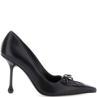 Jimmy Choo Scarlett 95 Leather Pumps - Black