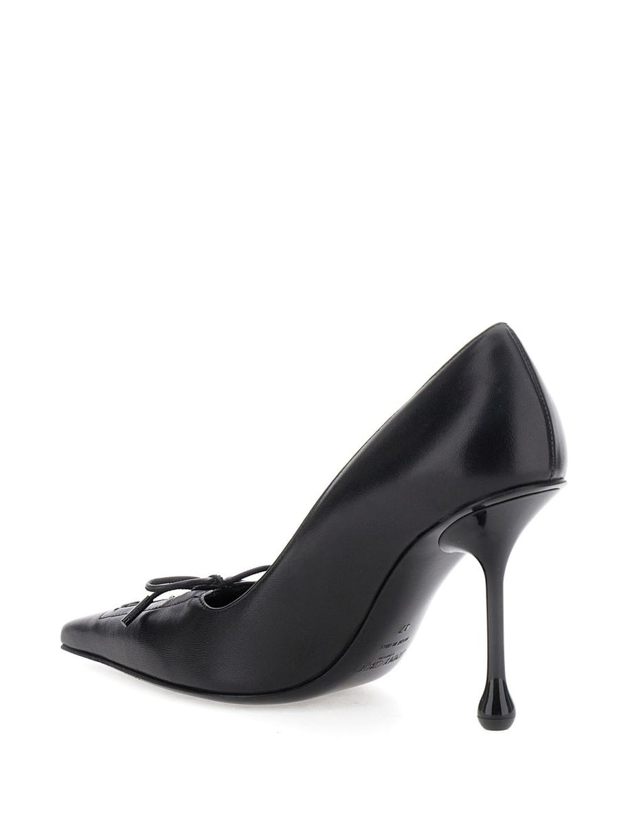 Jimmy Choo Scarlett 95 Leather Pumps - Black