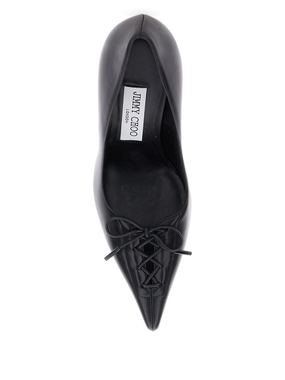 Jimmy Choo Scarlett 95 Leather Pumps - Black