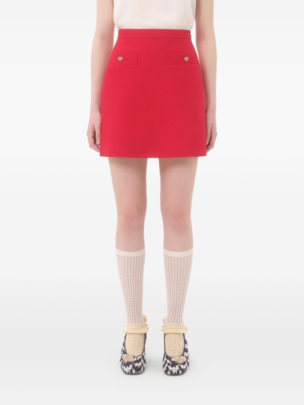 Valentino Crepe Couture Skirt