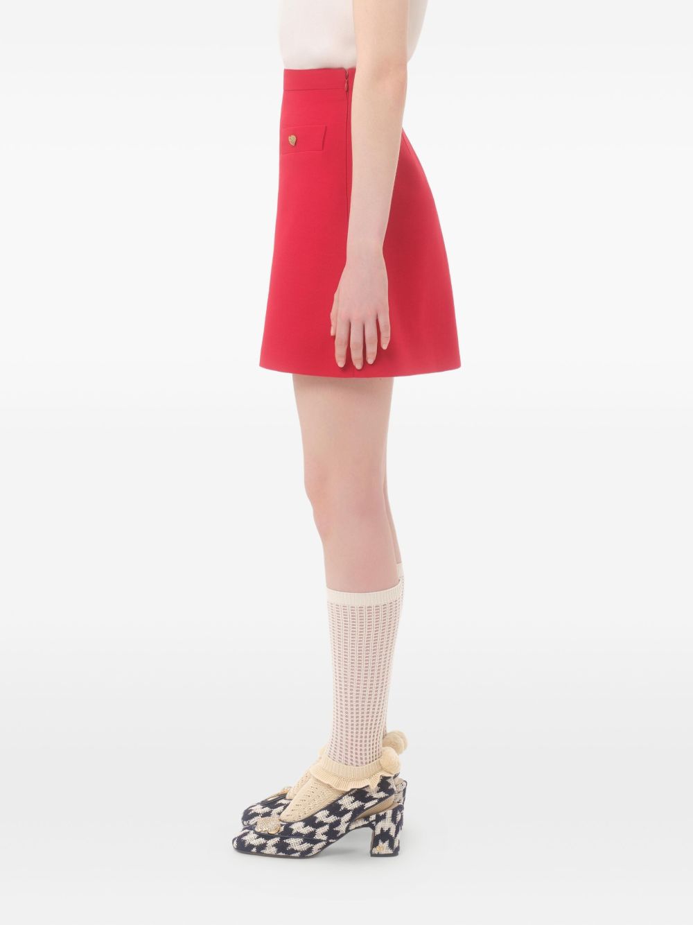 Valentino Crepe Couture Skirt