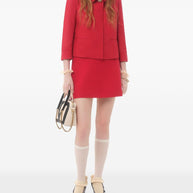 Valentino Crepe Couture Skirt