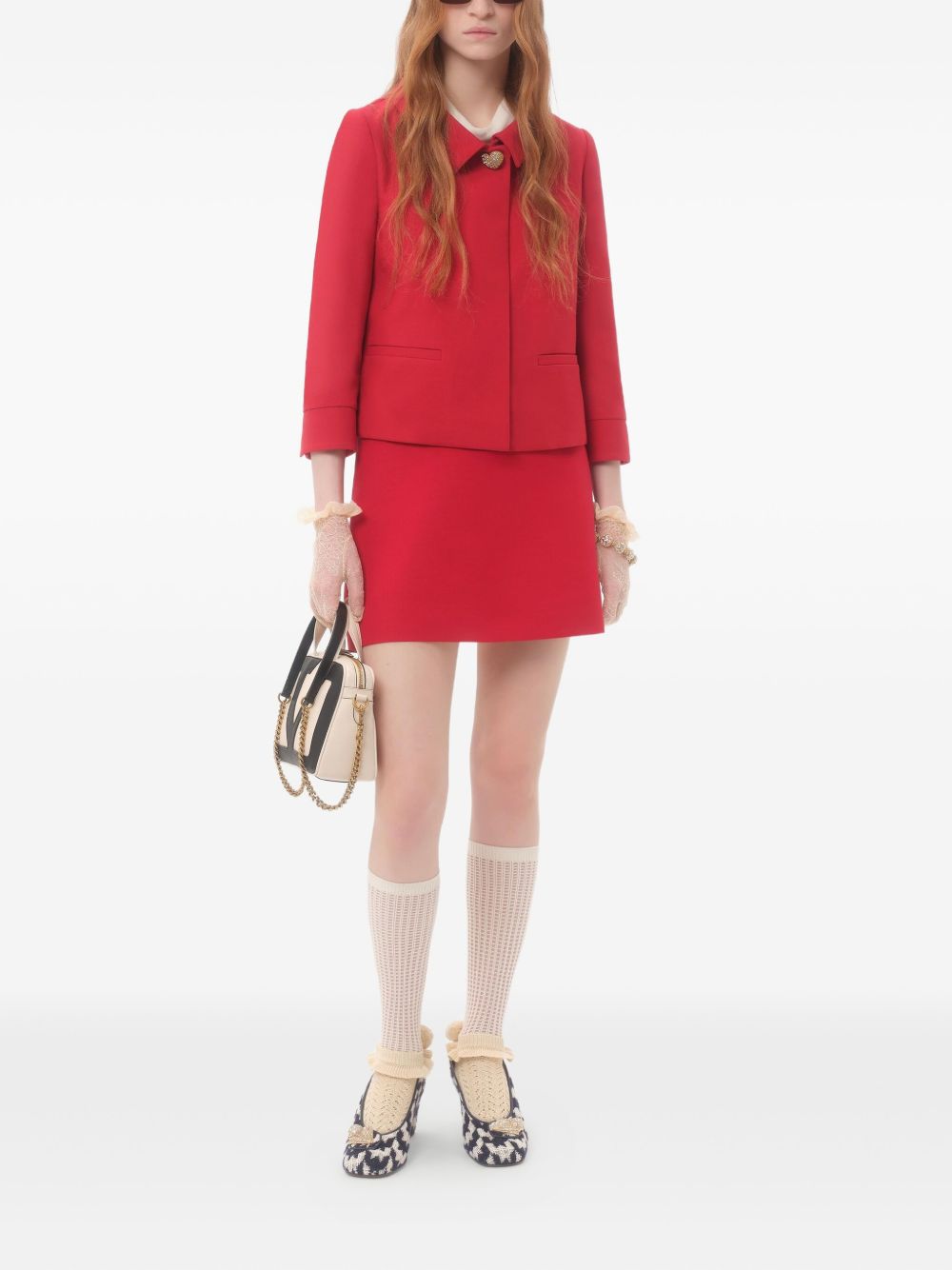 Valentino Crepe Couture Skirt
