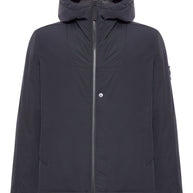 Stone Island Hooded Windbreaker - Black
