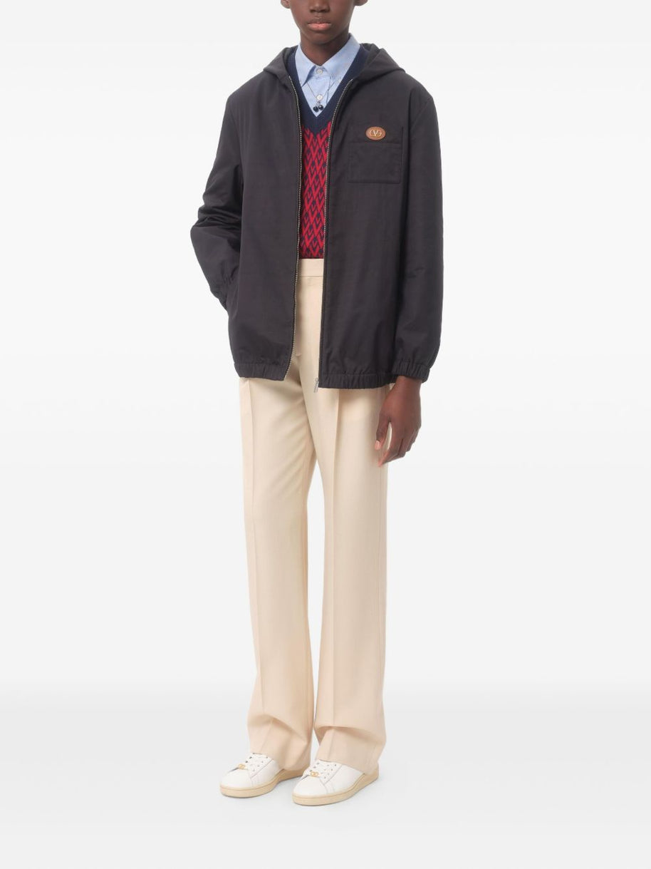 Valentino VLogo Signature Caban Jacket - Blue