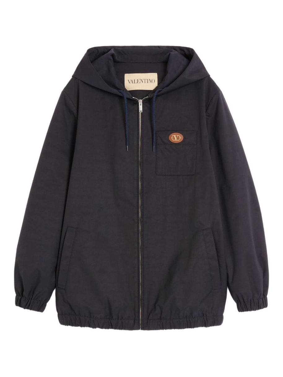 Valentino VLogo Signature Caban Jacket - Blue