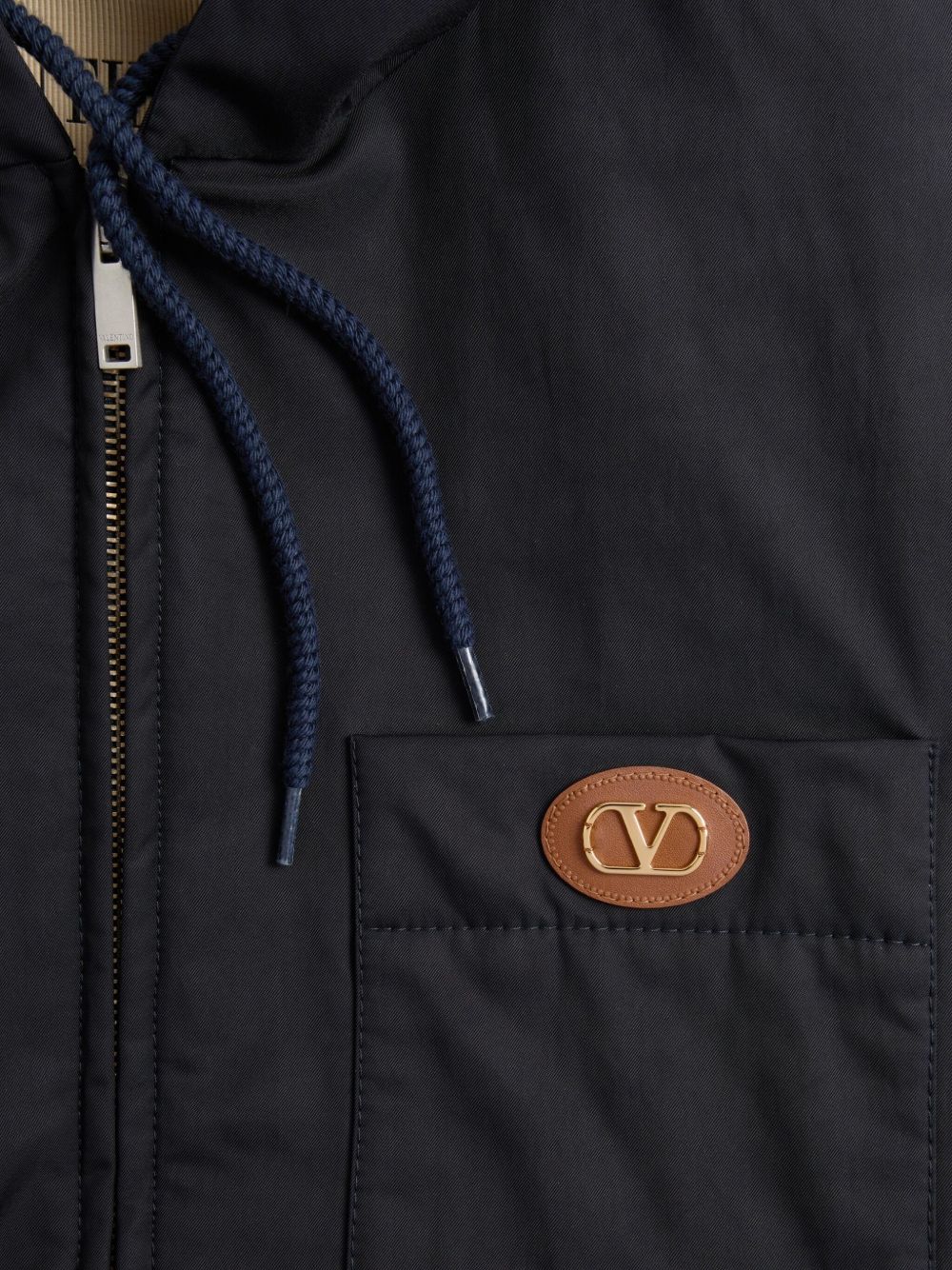 Valentino VLogo Signature Caban Jacket - Blue
