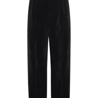 Valentino Cotton And Linen Blend Trousers - Blue