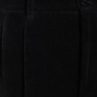 Valentino Cotton And Linen Blend Trousers - Blue