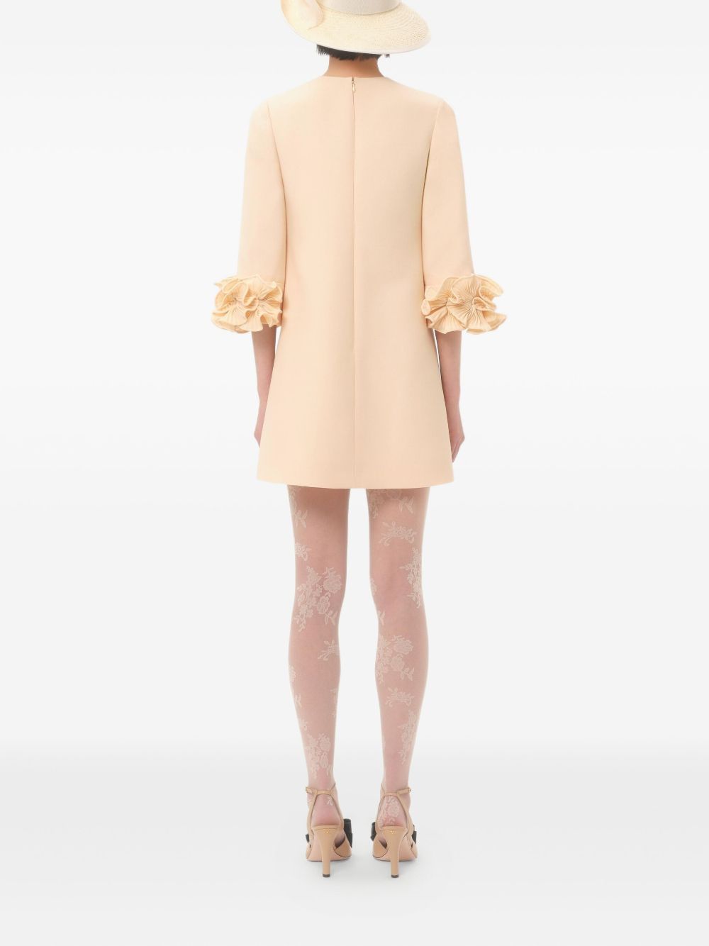 Valentino Crepe Couture Mini Dress