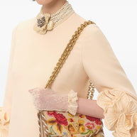 Valentino Crepe Couture Mini Dress