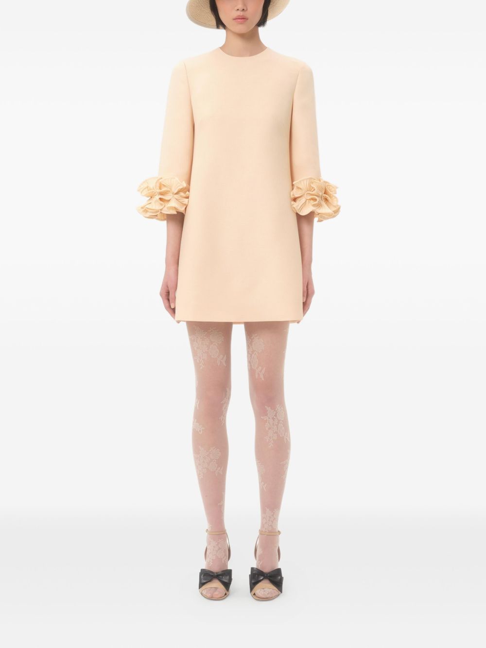 Valentino Crepe Couture Mini Dress