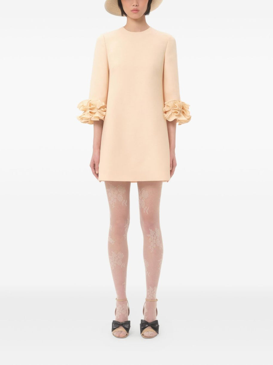 Valentino Crepe Couture Mini Dress